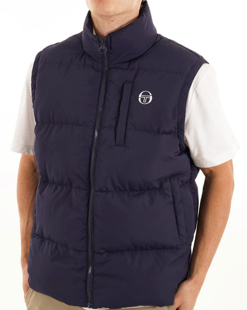 Sergio Tacchini Court Padded Gilet Navy