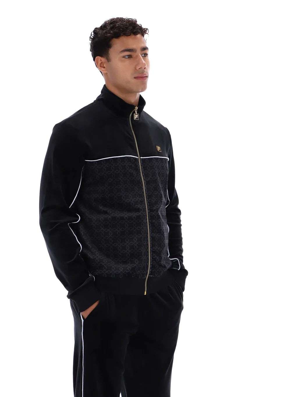 HIGGANS FULL ZIP VELOUR JACKET