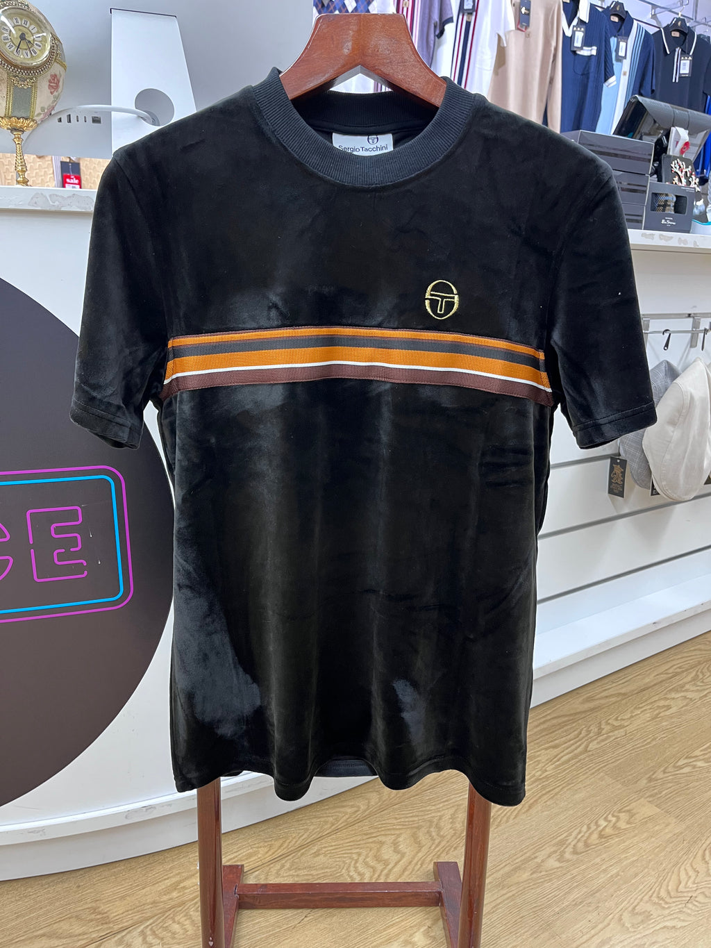 Sergio Tachinni velour T shirt