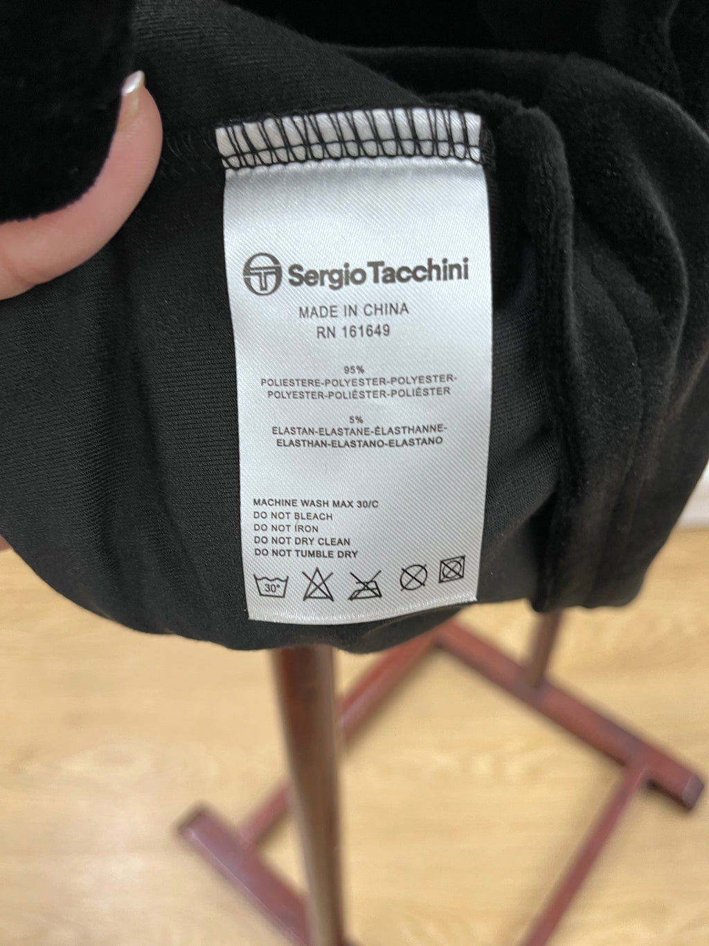 Sergio Tachinni velour T shirt