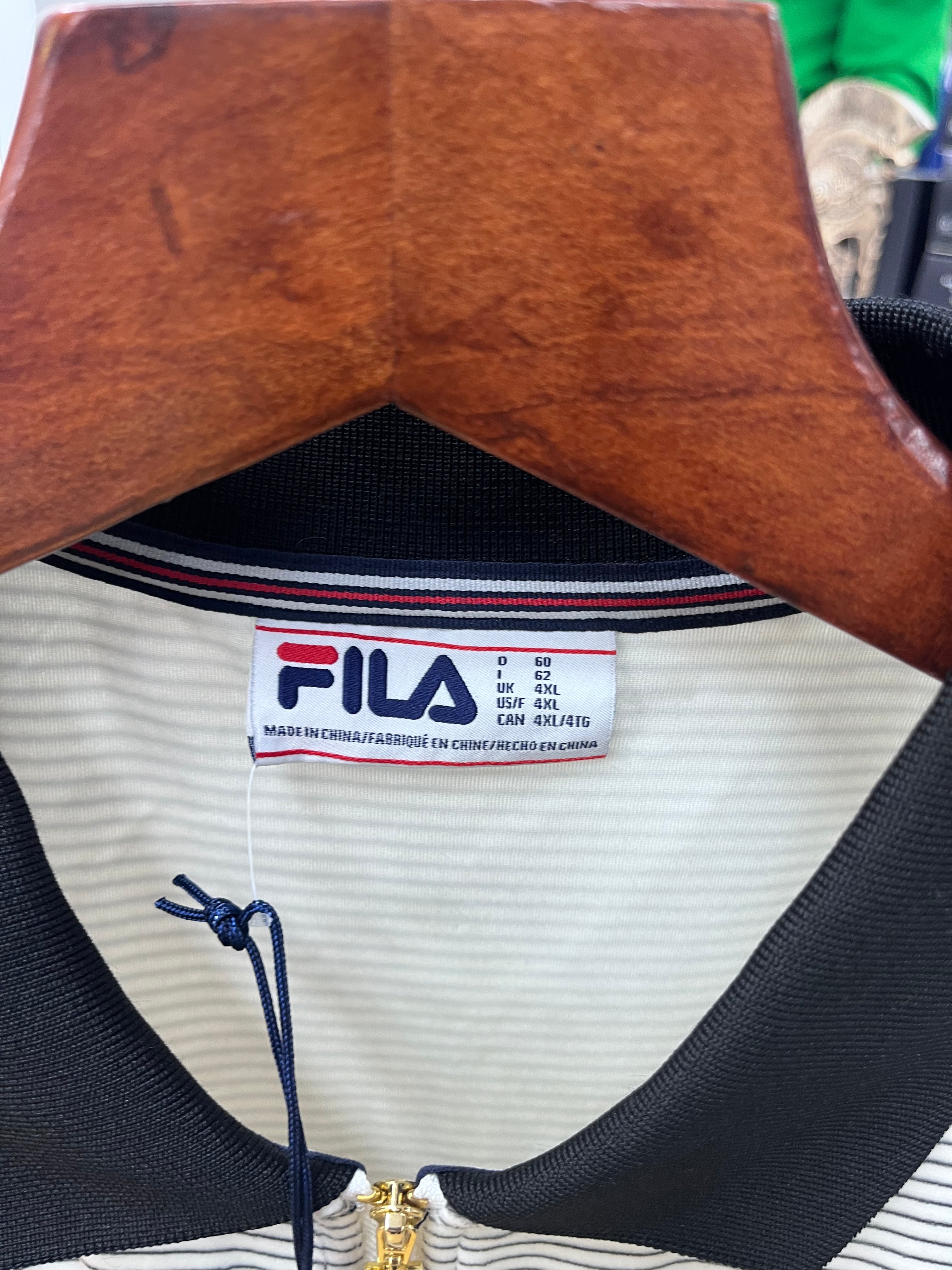 fila velour polo