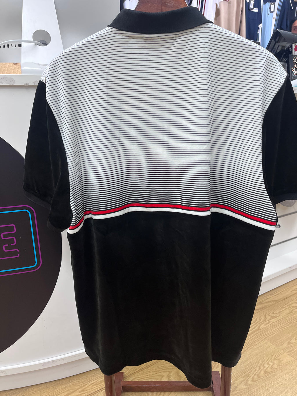 fila velour polo