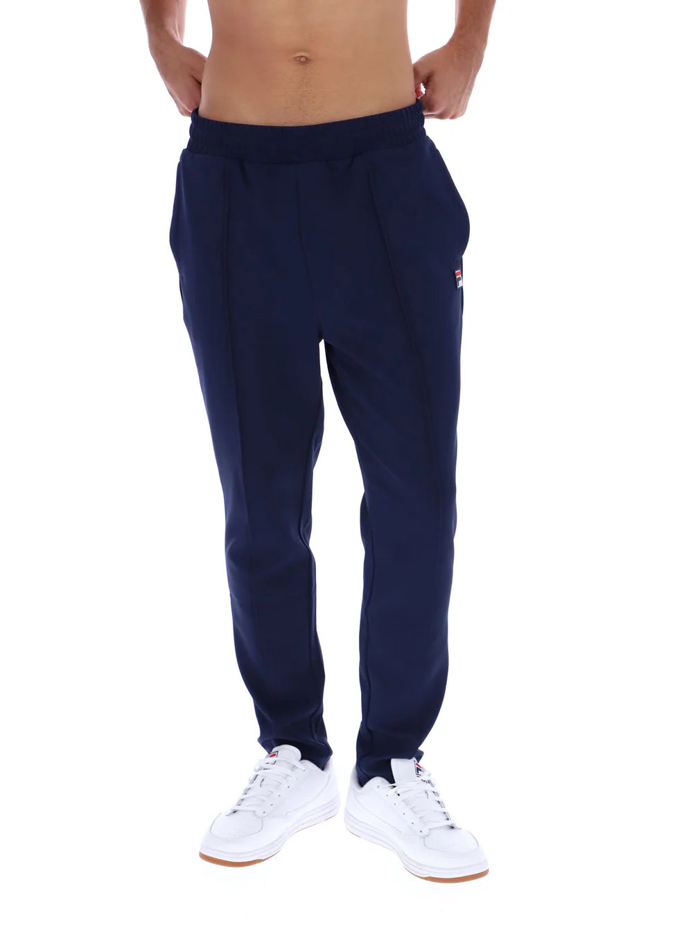 MOLVENO PIN TUCK SLIM LEG PANTS