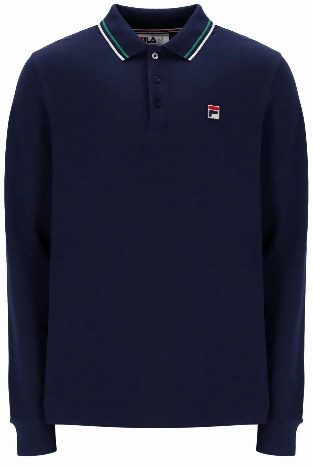 MONTE TIPPED COLLAR LONG SLEEVE POLO