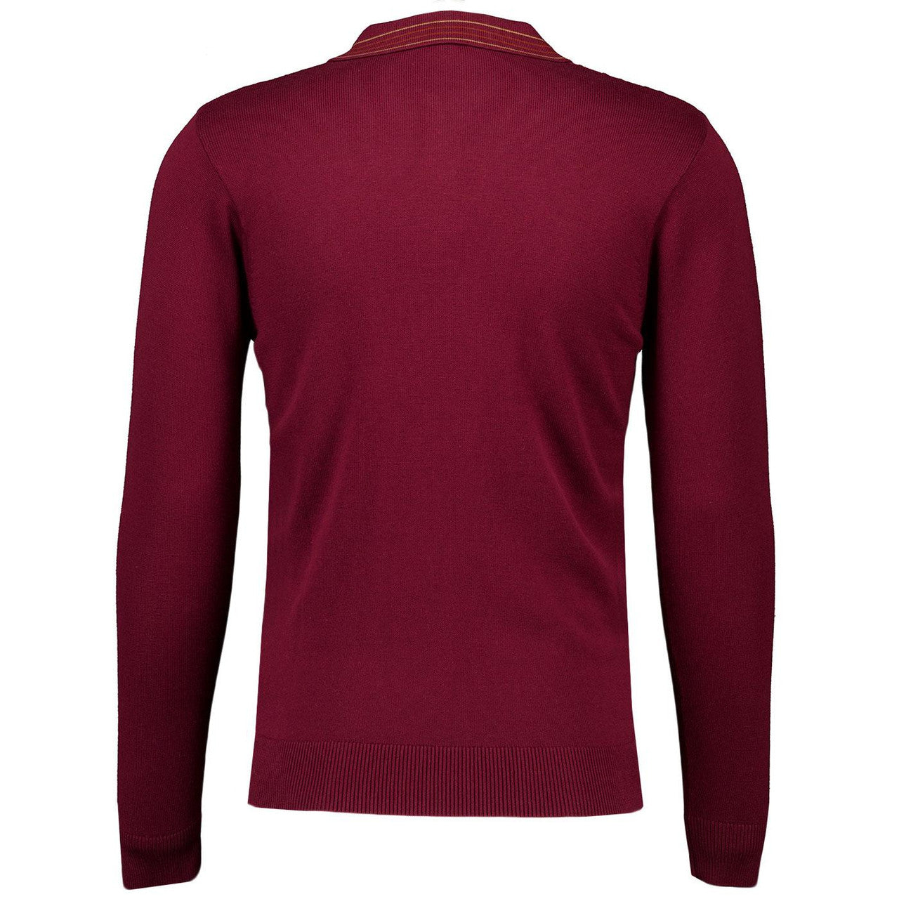 Milton Gabicci Vintage Cable Knit Tipped Polo