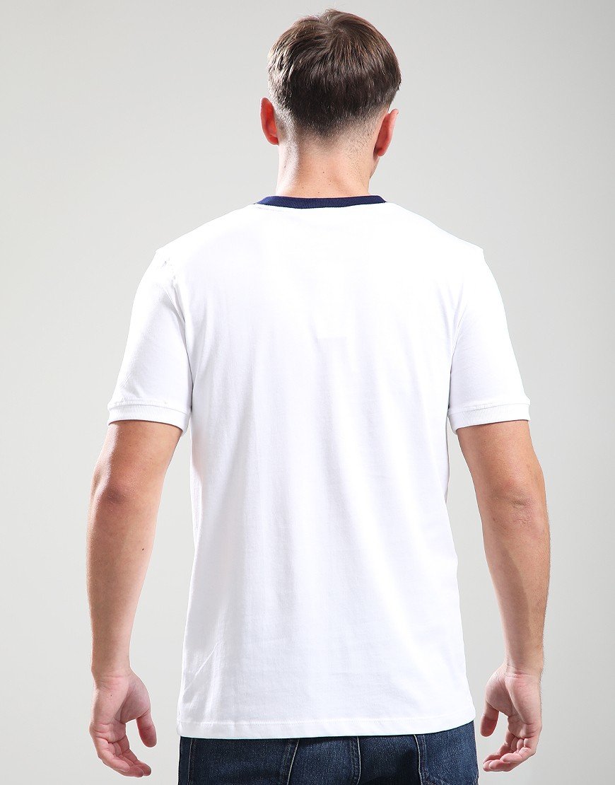 SERGIO TACCHINI NEW SUPERMAC T-SHIRT WHITE/BLUE/ADRENALINE RUSH WHITE